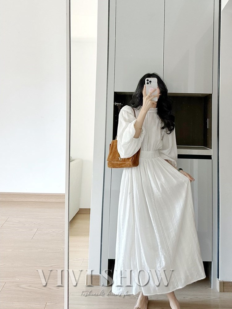 レディース 長袖 ワンピース ワンピ 大人 ロング丈 お出かけ シンプル ゆったり おしゃれ あわせやすい 着やすい カジュアル 