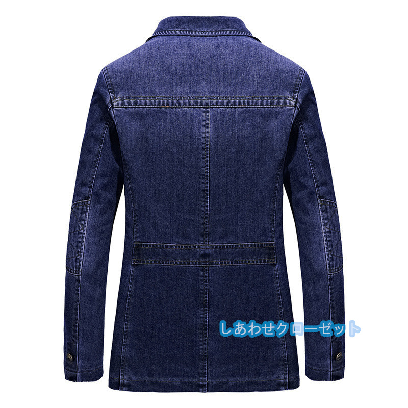 テーラードジャケット メンズ おしゃれ ブレザージャケット デニムジャケット カジュアルスーツ 通勤 春秋冬 フォマールスーツアウター ビジネススーツ 