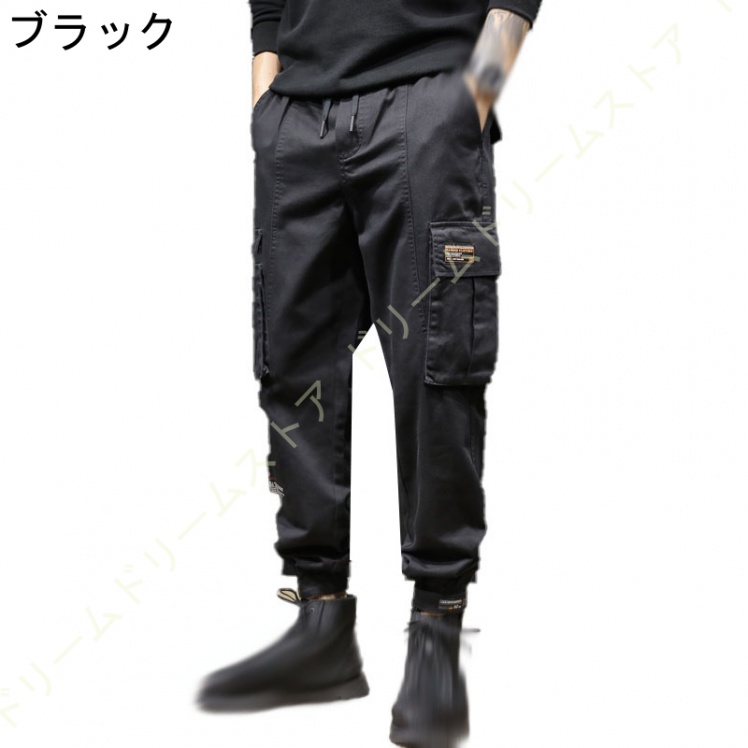 カーゴパンツ メンズ カジュアルパンツ 春夏用 大きいサイズ ポケット ストレッチ 作業服 ワークパンツ ズボン ミリタリーパンツ ゆったり スリム 