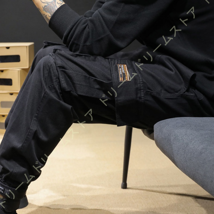 カーゴパンツ メンズ カジュアルパンツ 春夏用 大きいサイズ ポケット ストレッチ 作業服 ワークパンツ ズボン ミリタリーパンツ ゆったり スリム 