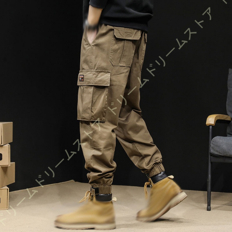 カーゴパンツ メンズ カジュアルパンツ 春夏用 大きいサイズ ポケット ストレッチ 作業服 ワークパンツ ズボン ミリタリーパンツ ゆったり スリム 