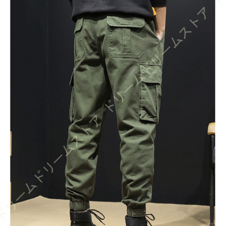 カーゴパンツ メンズ カジュアルパンツ 春夏用 大きいサイズ ポケット ストレッチ 作業服 ワークパンツ ズボン ミリタリーパンツ ゆったり スリム 