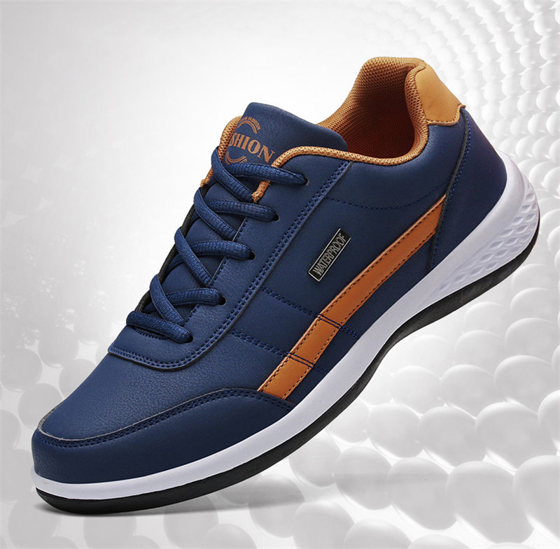 スニーカー メンズ レザースニーカー 靴 ウォーキングカジュアルドライビング通学靴 運動靴 スポーツ軽量 