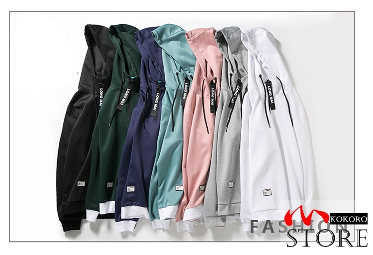 メンズ 長袖 パーカ ハーフジップ プルオーバーフード付き 細身 スリム 秋物 カジュアル 新作 秋服 