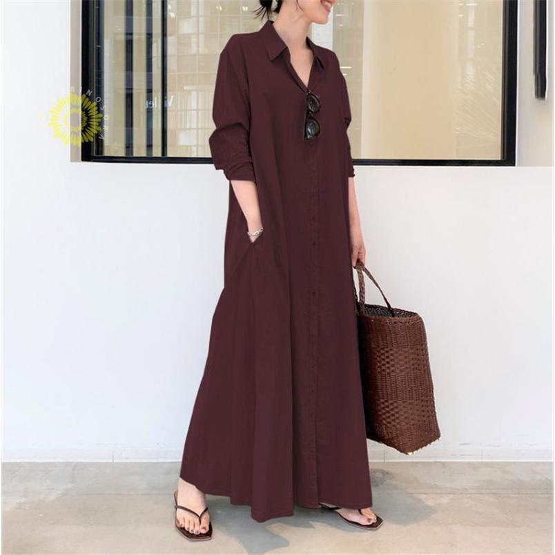 ワンピース レディース 長袖 ロングワンピース シャツワンピース マキシワンピース 上品 二次会 春秋 Aライン 着痩せ きれいめ ゆったり 