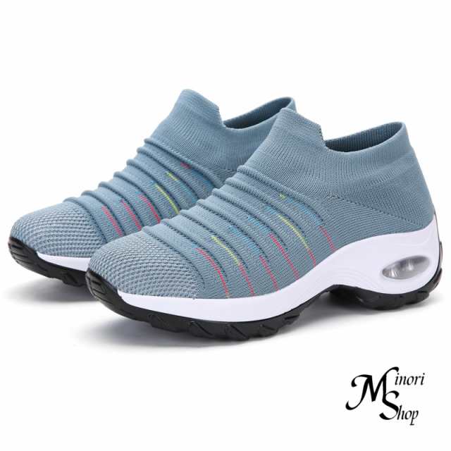 新作 スニーカー 厚底 レディース スリッポンスニーカー 厚底 通気性良い ウォーキングシューズランニング運 軽量 靴 