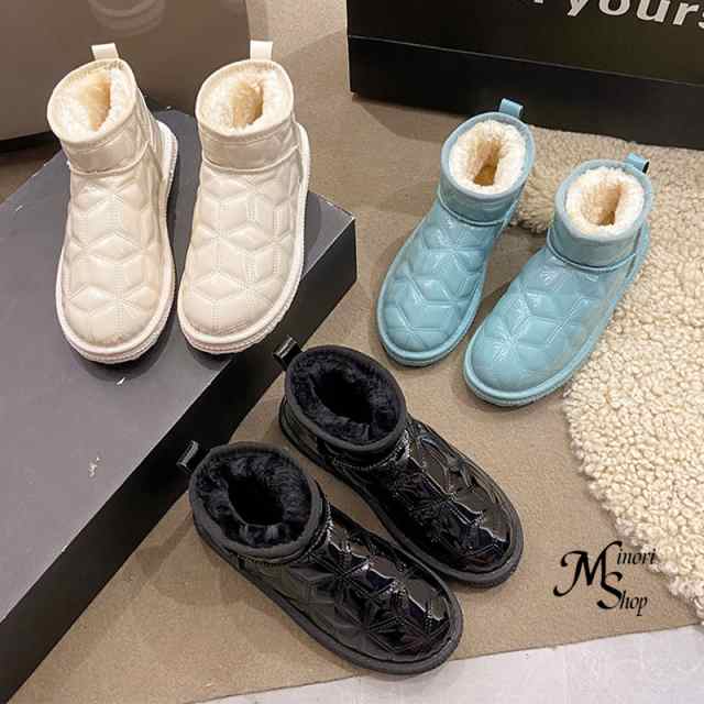 ムートンブーツ レディース ムートン内ボア 歩きやすい 軽い 滑りにくい 防寒 もこもこ 雪 靴 冬 ファー 室内 雨 撥水 あったか 