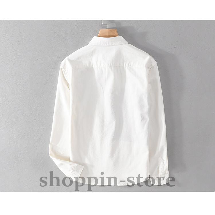 シャツ メンズ きれいめ カジュアルシャツ 開襟シャツ 切り替え 春 ファッション 秋 春 100%綿 トップス 長袖 