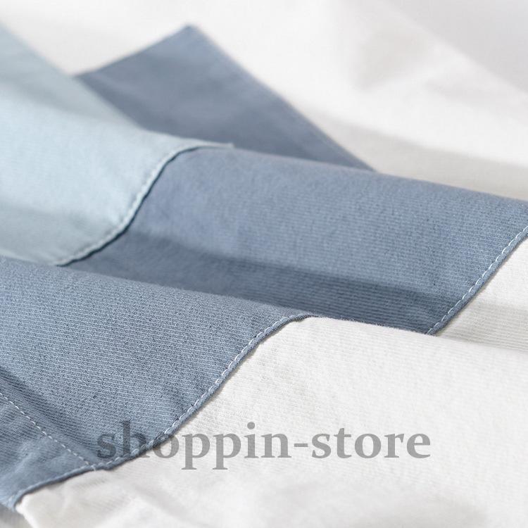 シャツ メンズ きれいめ カジュアルシャツ 開襟シャツ 切り替え 春 ファッション 秋 春 100%綿 トップス 長袖 