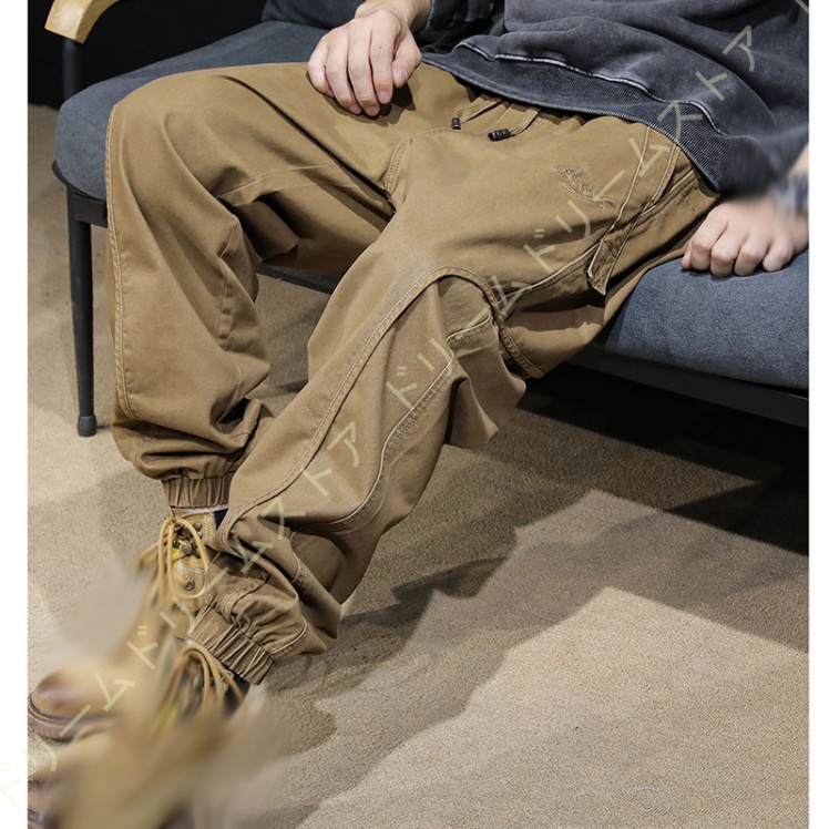 カーゴパンツ メンズ 無地 ズボン ワークパンツ サルエルパンツ ツイル 九分丈 大きいサイズ 作業 テーパードパンツ ゆったり ボトム イージーぱんつ 