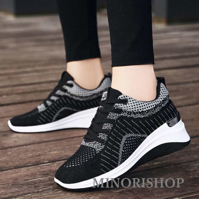 スニーカー レディース 厚底スニーカー レディース ローカットスニーカー ウォーキング厚底 5CM 軽量 ハイヒールスニーカー 通 