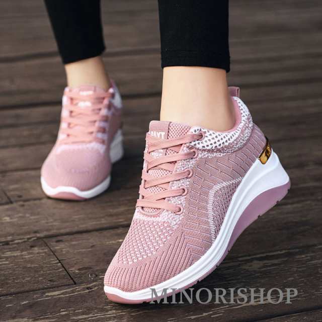 スニーカー レディース 厚底スニーカー レディース ローカットスニーカー ウォーキング厚底 5CM 軽量 ハイヒールスニーカー 通 