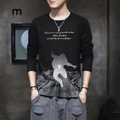 Tシャツ メンズ 春 長袖 無地 ロンT ロングT 夏 ゆったり カットソー 英文字 春 送料無料 カジュアル 大きいサイズ かっこいい ティーシャツ カジュアル 