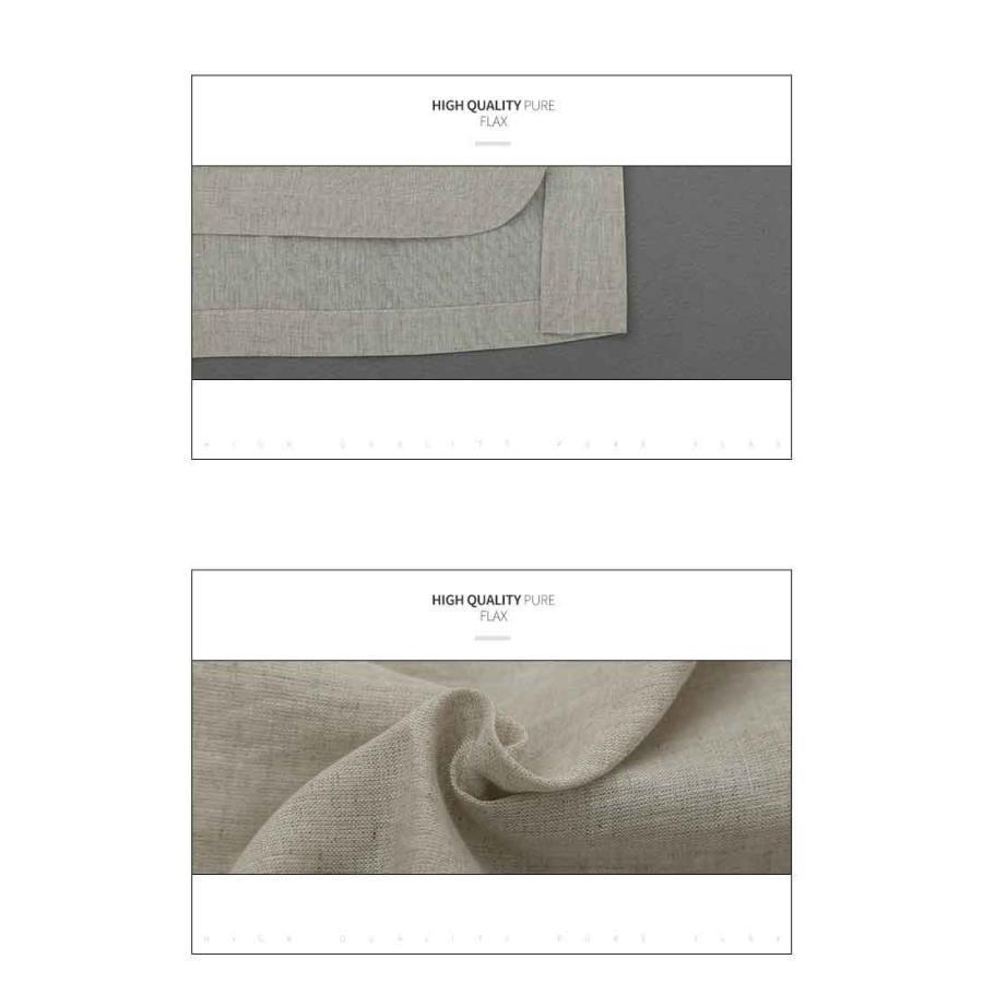 ナショナルスタイルリネンメンズ長袖Tシャツの男性と同じ段落の女性リネンシャツファッショントレンドラウンドネックルーズトップス  