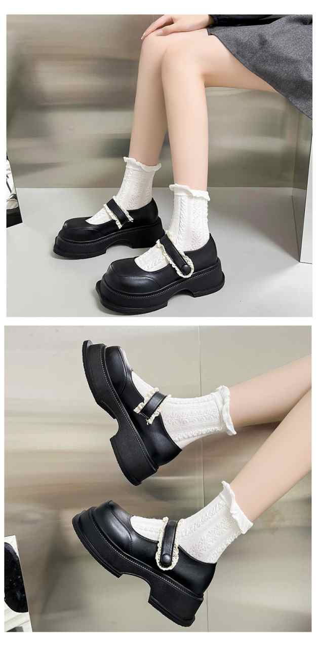 パンプス レディース 5CMアップ 厚底パンプス 黒 ブラック 前厚 厚底靴 シンプル レディース パンプス カジュアル シ 