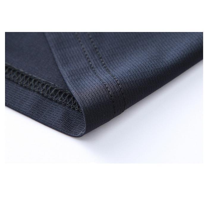 Tシャツ 長袖Tシャツ メンズ ボトルネック 通気性 弾力性 速乾性 長袖 ファスナー ストレッチ 配色 プルオーバー トップス 