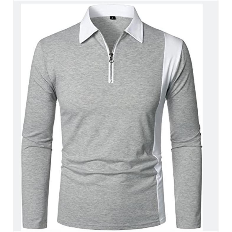 ポロシャツメンズ トップス 長袖 春 カジュアル おしゃれ ゴルフウェア 開襟シャツ カジュアル 上質 Tシャツ 