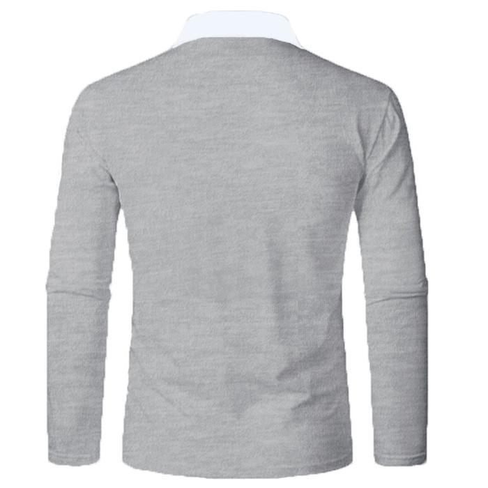 ポロシャツメンズ トップス 長袖 春 カジュアル おしゃれ ゴルフウェア 開襟シャツ カジュアル 上質 Tシャツ 