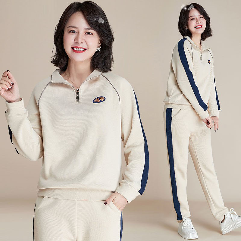 スウェット レディース レディース セットアップ 春夏秋 スポーツウェア ジャージセットアップ 運動服 長袖 2点セット 上下セット 部屋着 外出 誕生日 母の日 