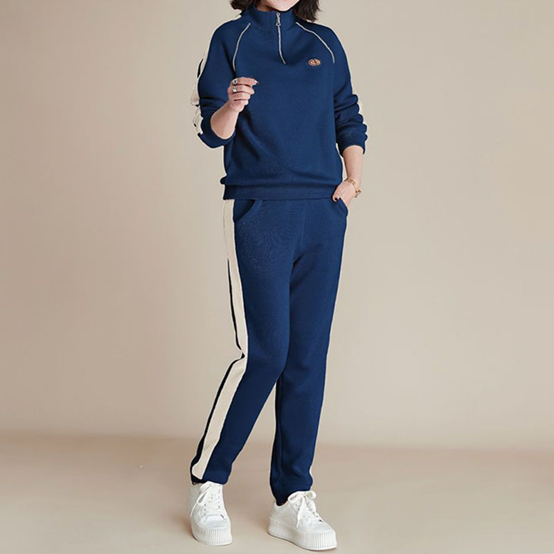 スウェット レディース レディース セットアップ 春夏秋 スポーツウェア ジャージセットアップ 運動服 長袖 2点セット 上下セット 部屋着 外出 誕生日 母の日 