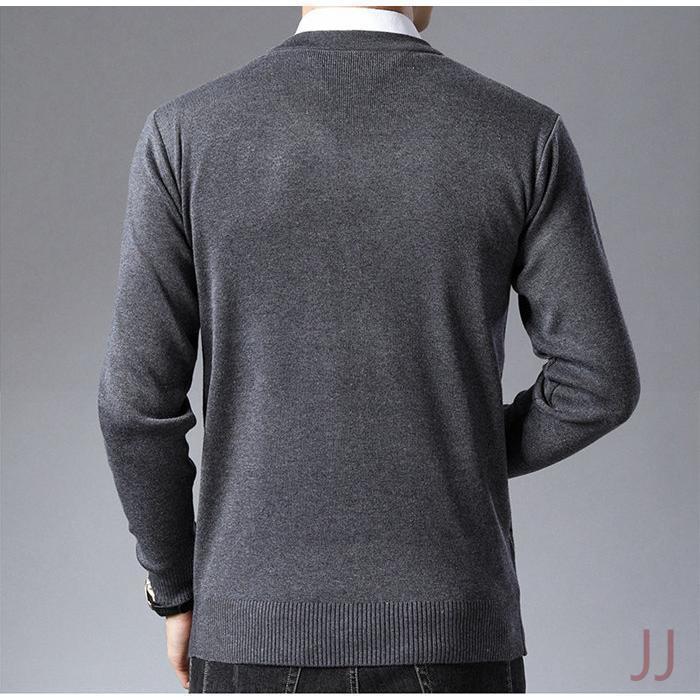 ニットセーター メンズ セーター Vネック 長袖 トップス おしゃれ暖か 長袖セーター 厚手 ライトセーター 秋冬 秋冬 チェック柄 プレゼント ニットソー 