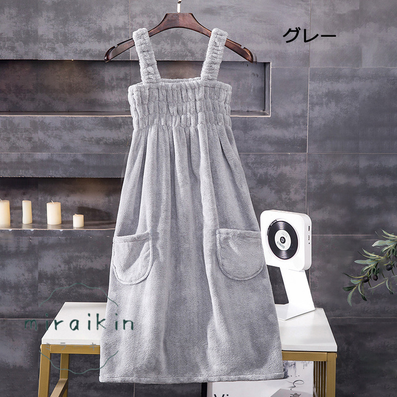 バスローブ バスタオル 着るバスタオル ワンピース 大判タオル タオル 30代 ルームウエア 50代 レディース 便利 お風呂 パジャマ 40代 体型カバー 20代 沐浴 