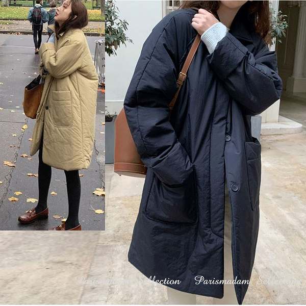 中綿入り ステンカラーコート 防寒 暖かい トレンチコート 長袖 ベージュ お出かけ ハーフコート送料無料お出かけ20代30代40代50代60代 通勤通学 