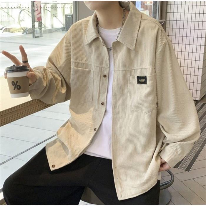 トップス ジャケット メンズ 秋服 カジュアルシャツ 長袖シャツ シャツ 開襟 カジュアル おしゃれ ライトアウター ビジネス 無地 