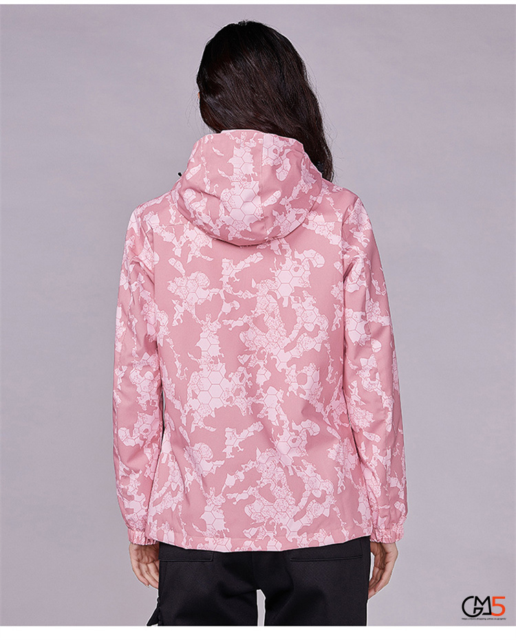 ウンテンメンズ ジャケット レディース 秋 秋服 メッシュ裏地 マジックテープ袖口 防風 新作 総柄 通勤 スポーツ 運動着 通学 