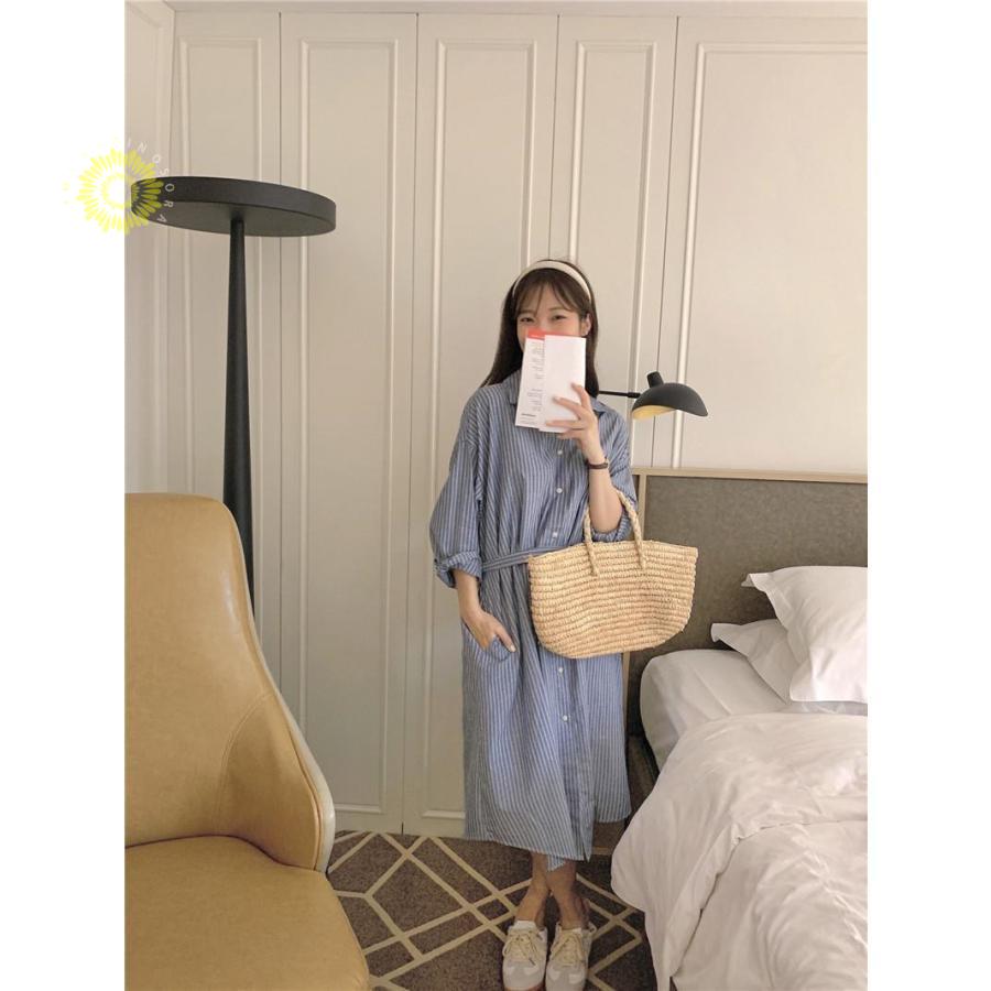 ワンピース レディース 長袖 ロングワンピース シャツワンピース マキシワンピース 春秋 Aライン ゆったり 上品 着痩せ 二次会 きれいめ 