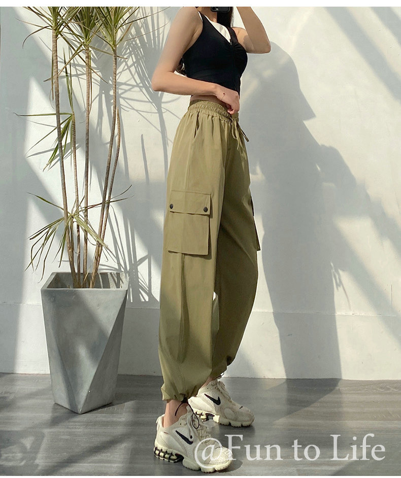 カーゴパンツ レディース ジョガーパンツ ロングパンツ チノパン ワークパンツ 体型カバー ボ着痩せ おしゃれ カジュアル 無地 