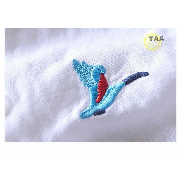 カジュアルシャツ メンズ シャツ 綿麻 リネンコットン 刺繍 メンズファッション 通勤 長袖 トップス リネンシャツ ビジネスカ SHIRT 