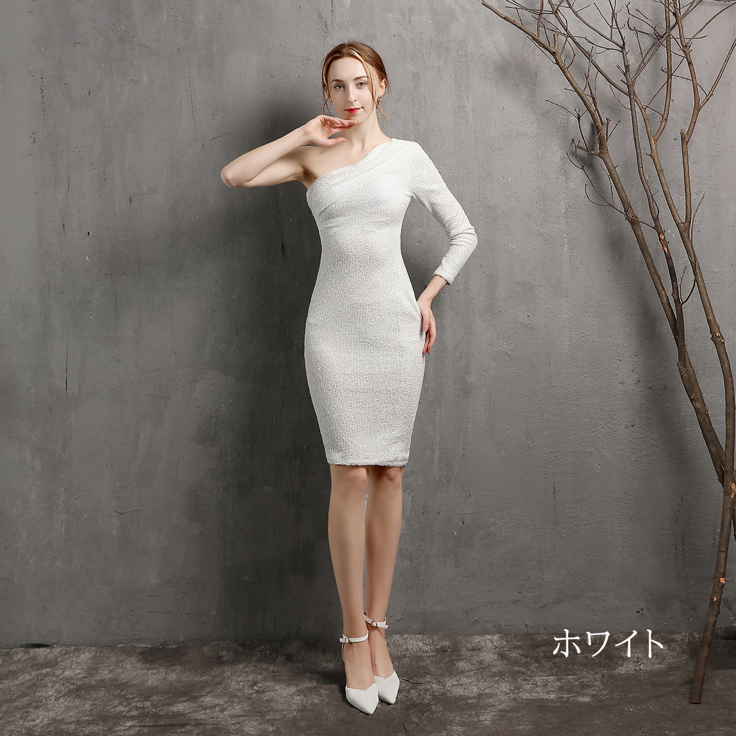 カラードレス ミニドレス パーティードレス 結婚式 二次会 発表会 演出 スパンファスナー 演奏会 ワンピース フォーマルドレス ミディアムドレス 