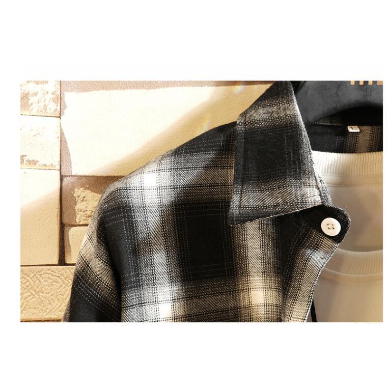 ネルシャツ メンズ チェックシャツ メンズシャツ カジュアルシャツ 長袖シャツ 開襟シャツ トップス 秋冬 通勤 