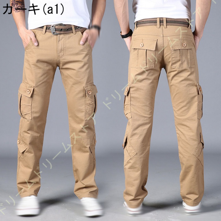 カーゴパンツ メンズ カーゴ パンツ ストレッチ ロング 春 メンズ キャンプ ボパンツ アウトドア カジュアル 動きやすい ミリタ春夏 夏 長ズボン 
