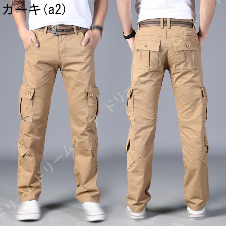 カーゴパンツ メンズ カーゴ パンツ ストレッチ ロング 春 メンズ キャンプ ボパンツ アウトドア カジュアル 動きやすい ミリタ春夏 夏 長ズボン 