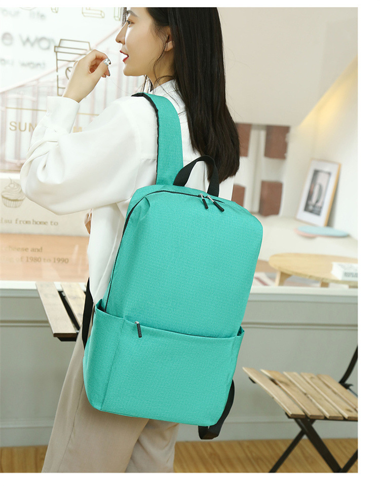 Y バッグ カラーリュック レディース メンズ リュックサック かわいい 女子 無地 シンプル 軽い シンプル 男子 通学 バックパック 収納 おしゃれ 軽量 薄型 