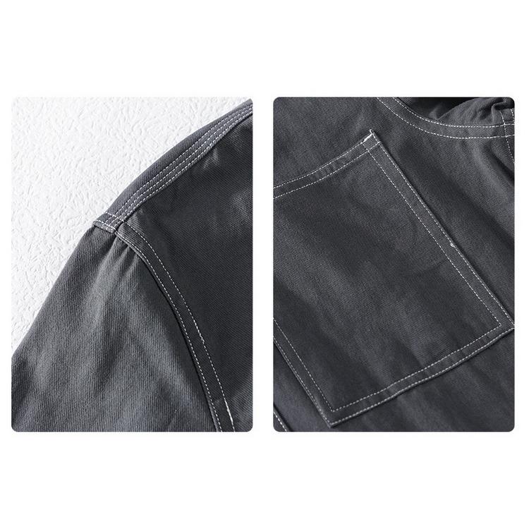 ダンガリーシャツ メンズ シャツ カジュアルシャツ 綿シャツ トップス 長袖 100%コットン 細身 きれいめ 