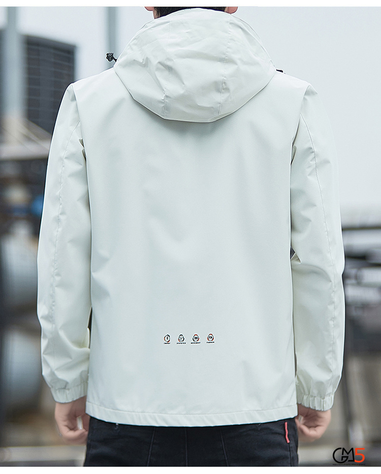 防水 メンズ秋服 マウンテン袖口マジックテープ ジャケット ジッパーポケット スポーツ秋服 アウター 運動着 