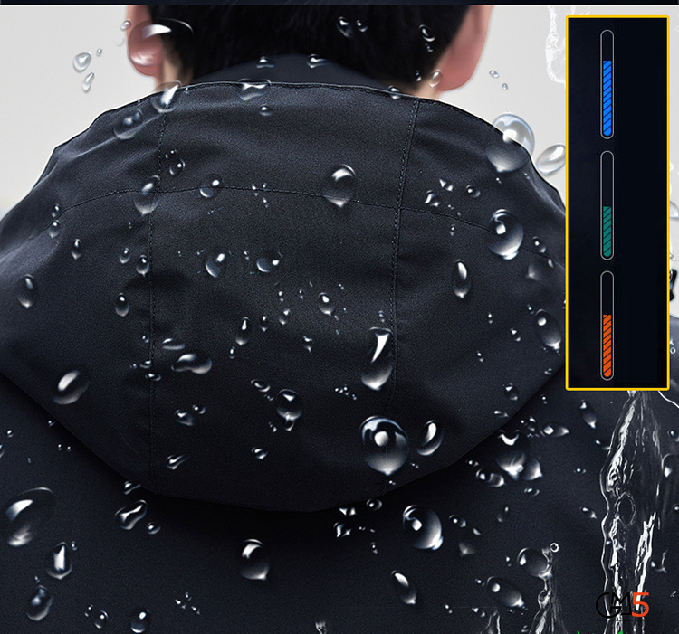 防水 メンズ秋服 マウンテン袖口マジックテープ ジャケット ジッパーポケット スポーツ秋服 アウター 運動着 