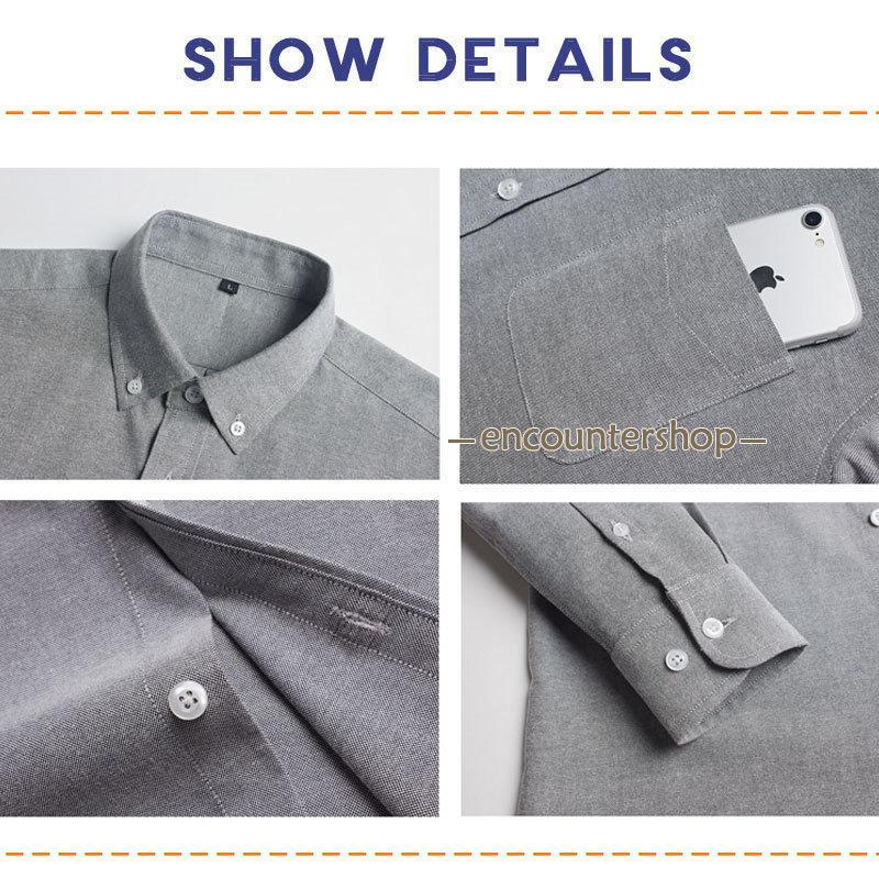 シャツ メンズ 長袖シャツ カジュアル トップス 着痩せ ボタンシャツ 秋 スリム 開襟シャツ ビジネス 春 大きいサイズ 秋服 紳士 おしゃれ 新作 