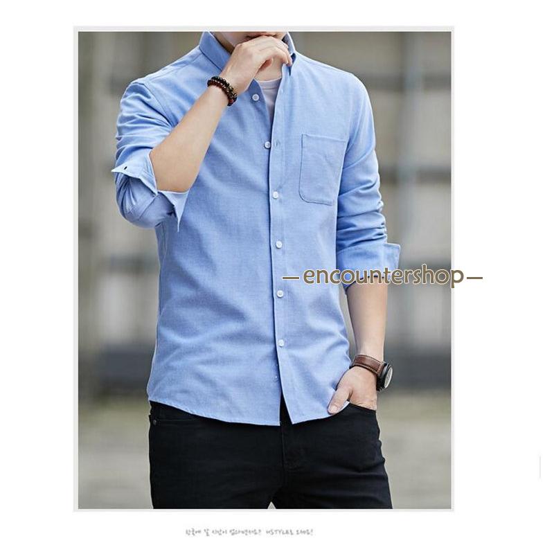 シャツ メンズ 長袖シャツ カジュアル トップス 着痩せ ボタンシャツ 秋 スリム 開襟シャツ ビジネス 春 大きいサイズ 秋服 紳士 おしゃれ 新作 