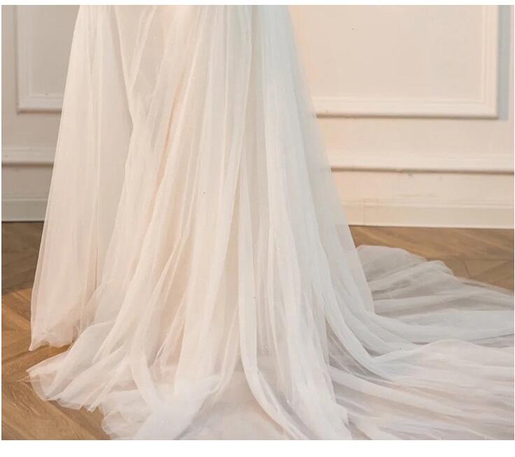 ウェディングドレス 花嫁 ドレス 編み上げタイプ 背開き 姫系ドレス プリンセスライン 結婚式ドレス 旅行撮影ドレス 。挙式 。ウエディング 