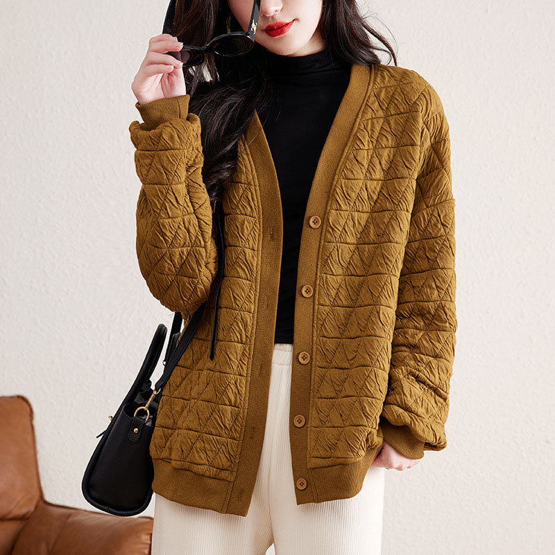 ジャケット レディース トップス 綿 カーディガン 長袖 シンプル 面接 冬 入学式 オフィス 卒業式 細身 春 通勤 カジュアル 母の日 秋服 秋 サマージャケット 