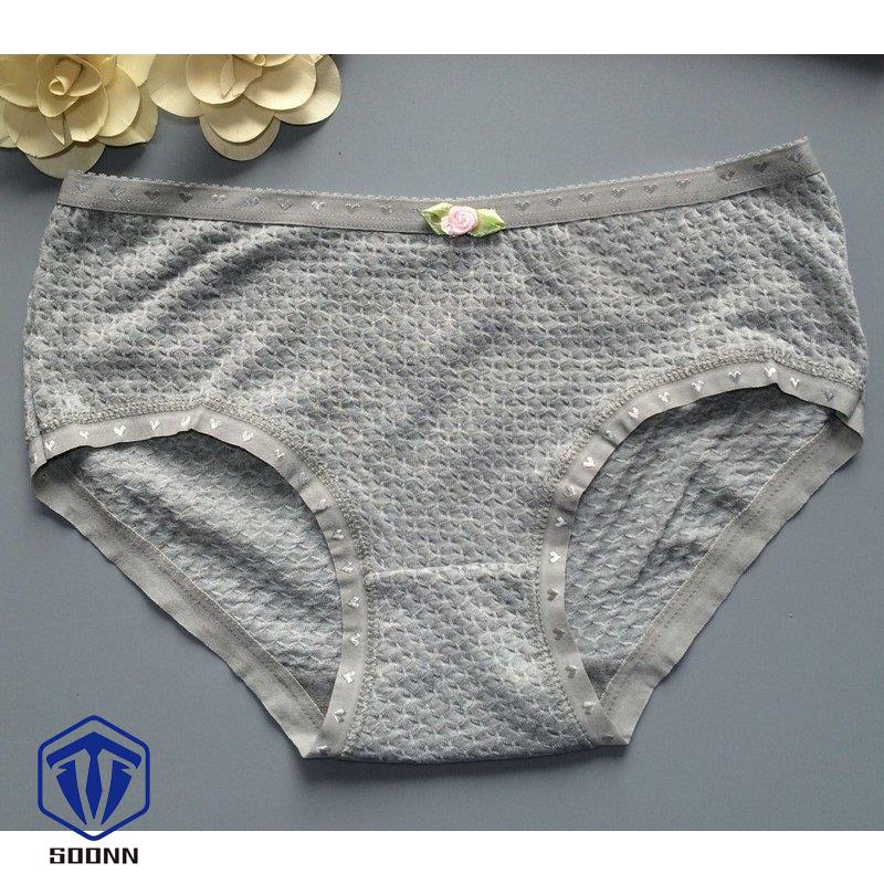 スタンダードショーツ レディース パンツ パンティ フルバックショーツ ローズ付き シンプル 下着 ワッフル インナー 無地 