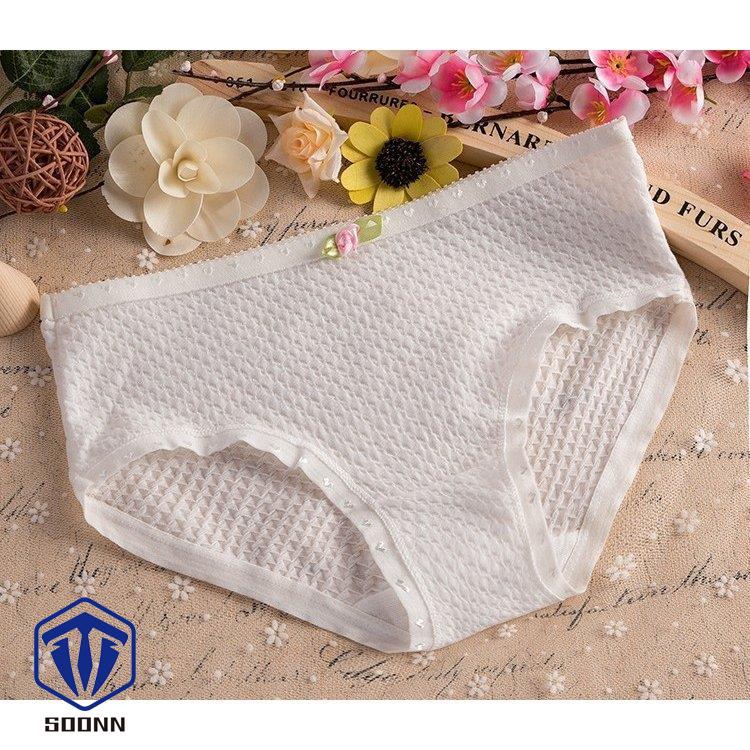 スタンダードショーツ レディース パンツ パンティ フルバックショーツ ローズ付き シンプル 下着 ワッフル インナー 無地 