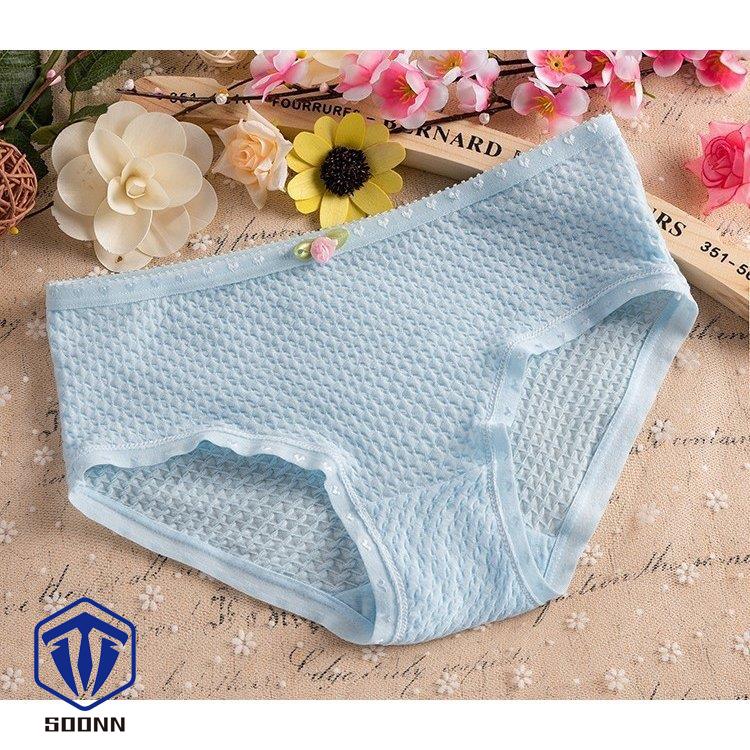 スタンダードショーツ レディース パンツ パンティ フルバックショーツ ローズ付き シンプル 下着 ワッフル インナー 無地 