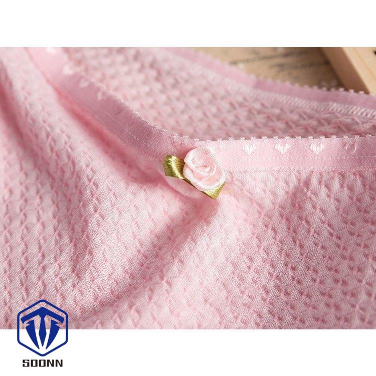 スタンダードショーツ レディース パンツ パンティ フルバックショーツ ローズ付き シンプル 下着 ワッフル インナー 無地 