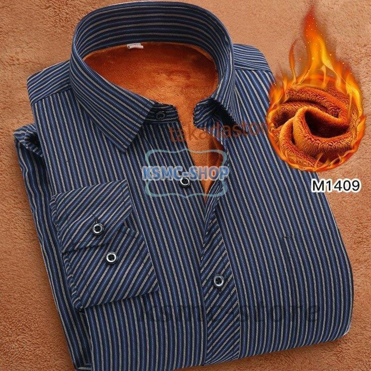 ワイシャツ シャツ メンズ 秋冬 長袖シャツ 厚手 通勤 カジュアル ビジネスシャツ Yシャツ 防寒シャツ 15色 お洒落 ビジネス 裏起毛シャツ スリム 紳士 40代50代