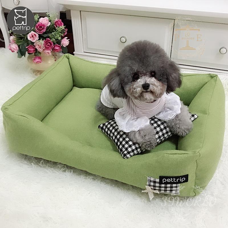 犬ベッド 犬のベッド 洗える 小型犬 中型犬 大型犬 ペットベッド 屋内 ふわふわ 犬 3色 室内用 シンプル 可愛い 枕付き かわいい 猫 あったか 暖かい 